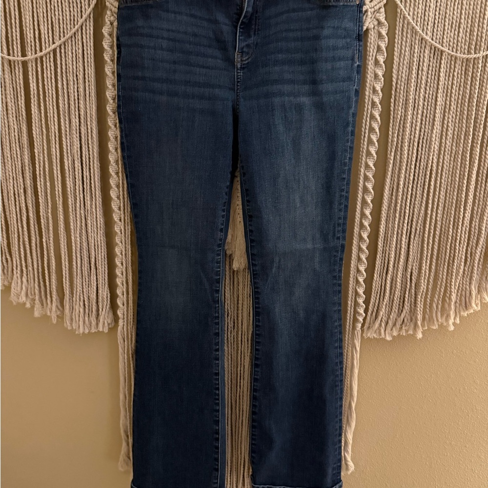 Vera Wang Dark Blue Straight Leg Jeans